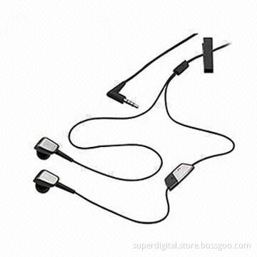 Remote Control Stereo Headset/Earphones with 2.5mm, Suitable for BlackBerry Models